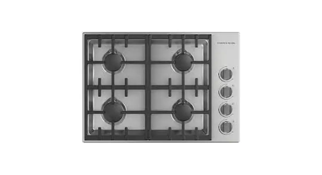 Fisher Paykel Cdv3-304h-n Gas Cooktop 30 Instructions