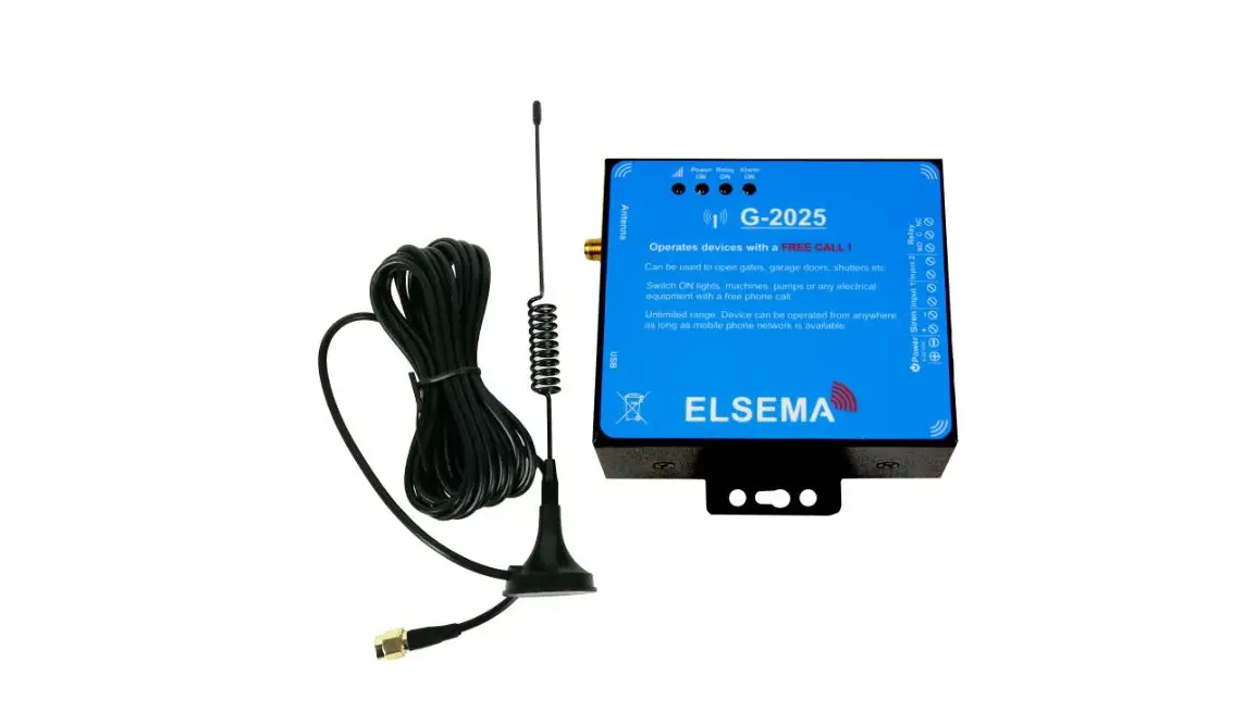 Elsema G-2025 Gate Opener Instructions Elsema G-2025 Gate Opener Instructions