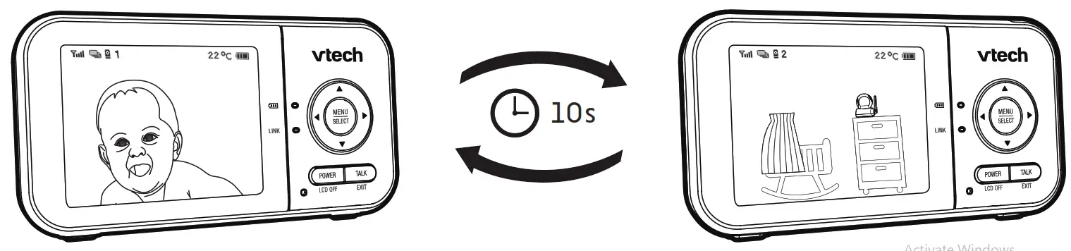 vtech VM923 Pan and Tilt Video Baby Monitor - fig 5