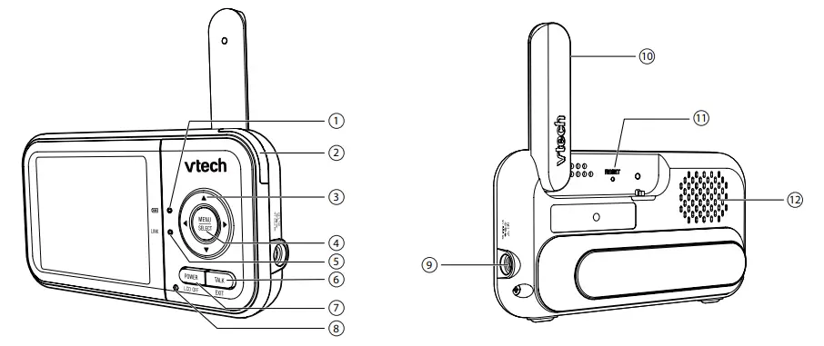 vtech VM923 Pan and Tilt Video Baby Monitor - fig 8