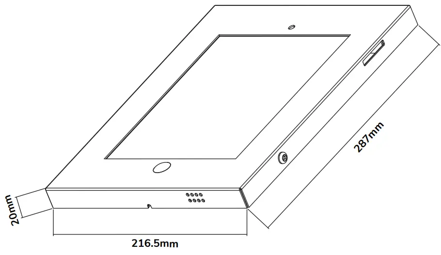 Neomounts IPAD2N-UN20BLACK Tablet PC Mount Compatible