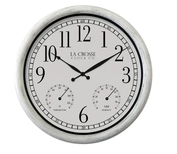 LA CROSSE TECHNOLOGY 404-3015CC 15 Inch Indoor or Outdoor Payton Wall Clock PRODUCT