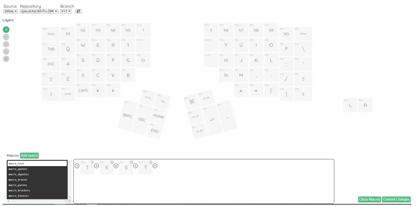 KINESIS KB360-Pro Advantage360 Professional Keyboard - Editor GUI