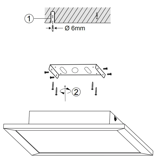 Paul Neuhaus 8086 Q Flag Ceiling Light - Fig 2