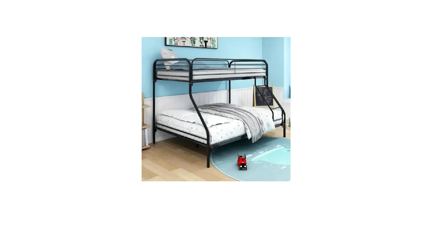 The Home Depot Dj-c-w84034152 Twin Over Full Metal Bunk Bed With Enhanced Upper-level Guardrail Instruction Manual