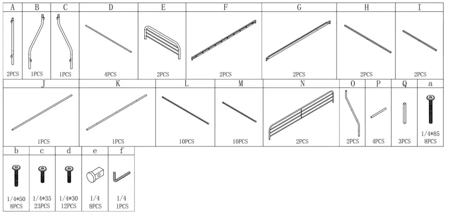THE HOME DEPOT DJ-C-W84034152 Twin Over Full Metal Bunk Bed with Enhanced Upper-Level Guardrail fig 1