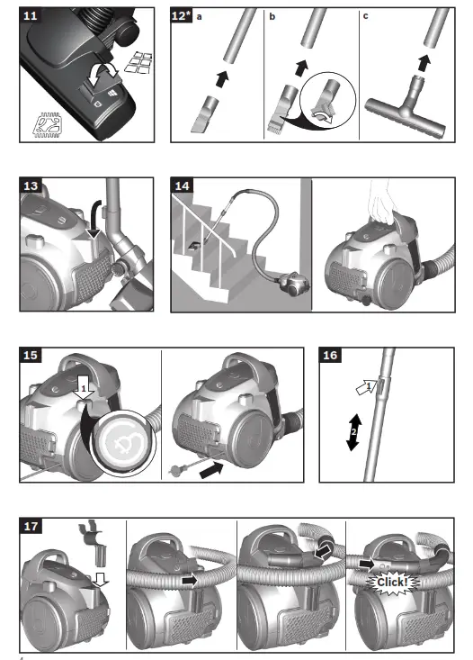 BOSCH BGS05 Bagless Vacuum Cleaner - fig 1