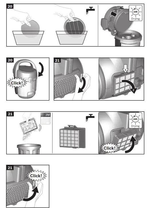 BOSCH BGS05 Bagless Vacuum Cleaner - fig 3