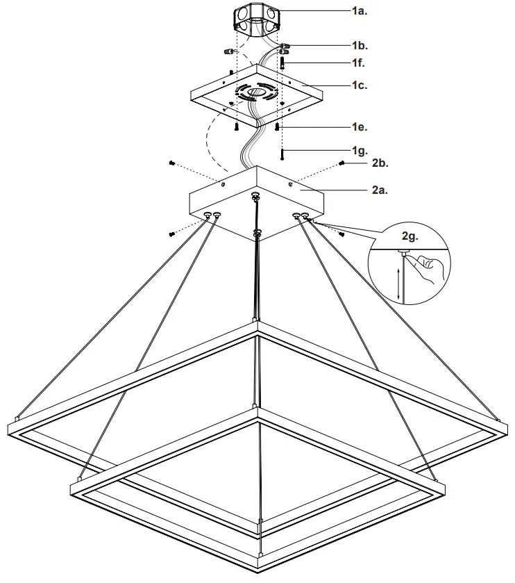 KUZCO CH88232 Ceiling LED Chandelier -