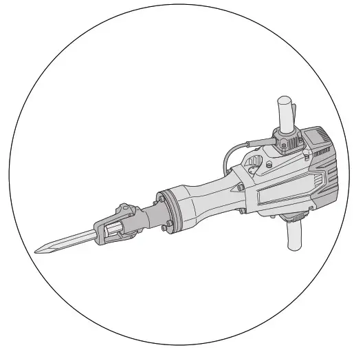 HiKOKI H 90SG Demolition Hammer - Cover
