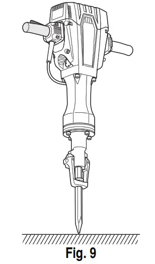 HiKOKI H 90SG Demolition Hammer - HOW TO USE THE DEMOLITION HAMMER 2