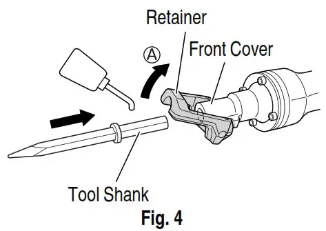 HiKOKI H 90SG Demolition Hammer - NAME OF PARTS 3