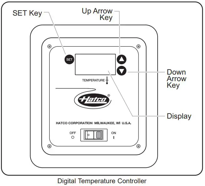 Hatco GRS-18-B Glo-Ray 18 Wide x 7 3 4 Deep Stainless Steel Instruction Manual - Digital Temperature Controller