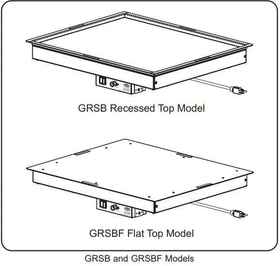 Hatco GRS-18-B Glo-Ray 18 Wide x 7 3 4 Deep Stainless Steel Instruction Manual - GRSB and GRSBF Models