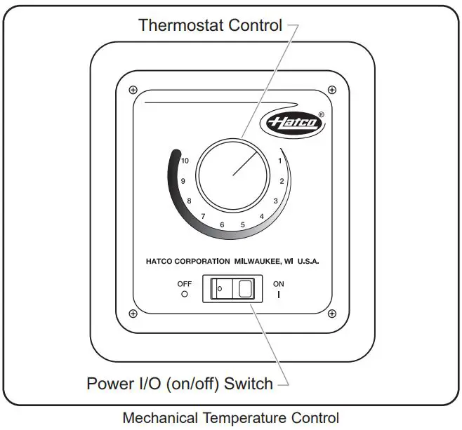 Hatco GRS-18-B Glo-Ray 18 Wide x 7 3 4 Deep Stainless Steel Instruction Manual - Mechanical Temperature Control
