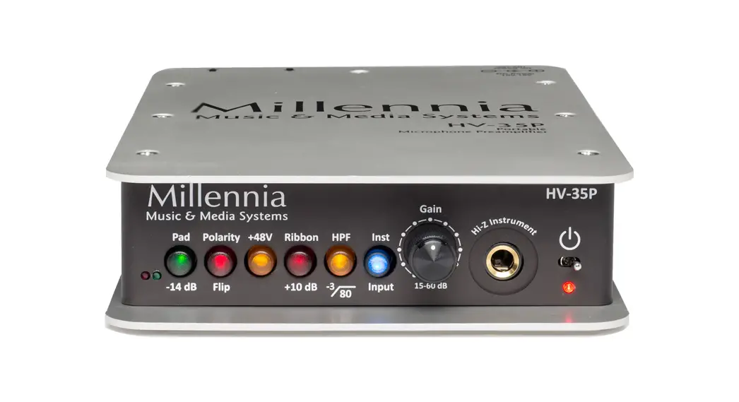Millennia Hv-35p Portable Microphone Preamp | Sweetwater User Guide