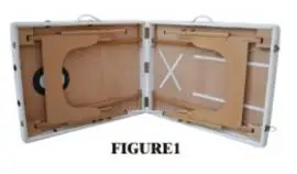 UNBRANDED CX826AB-PK 2-Section Pink Wooden PU Leather Adjustable Folding Massage Table Spa Bed Instruction Manual - Fig 1