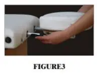 UNBRANDED CX826AB-PK 2-Section Pink Wooden PU Leather Adjustable Folding Massage Table Spa Bed Instruction Manual - Fig 3