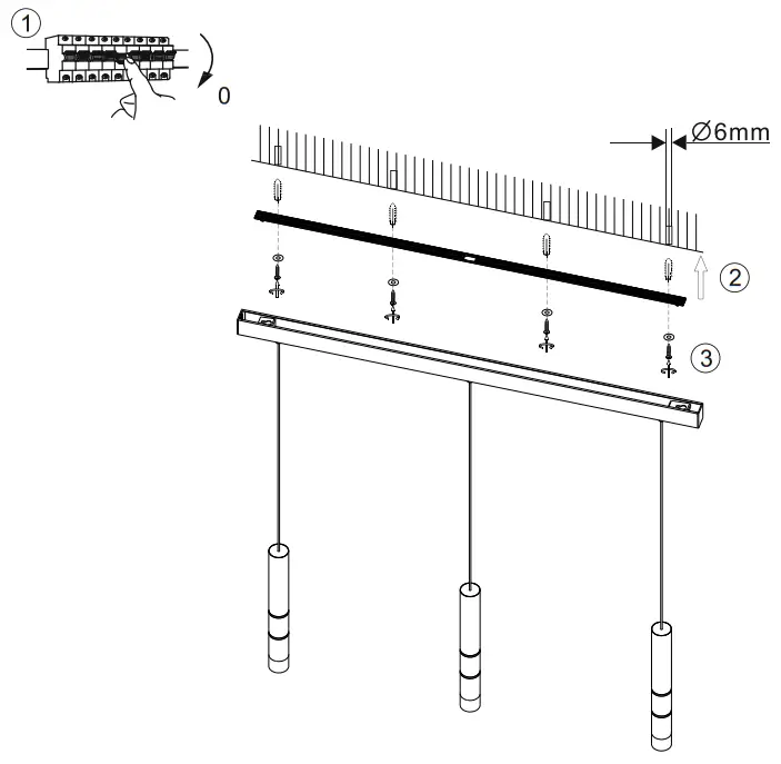 Paul Neuhaus 2213-95-01 LED Pendant Light - fig 1