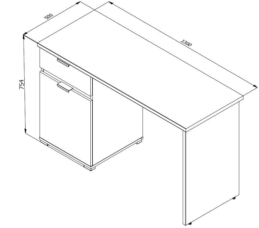 OTTO UP 00791 Computer Table 02