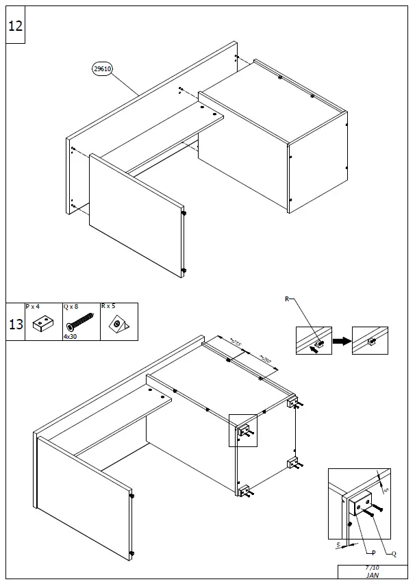 OTTO UP 00791 Computer Table 09