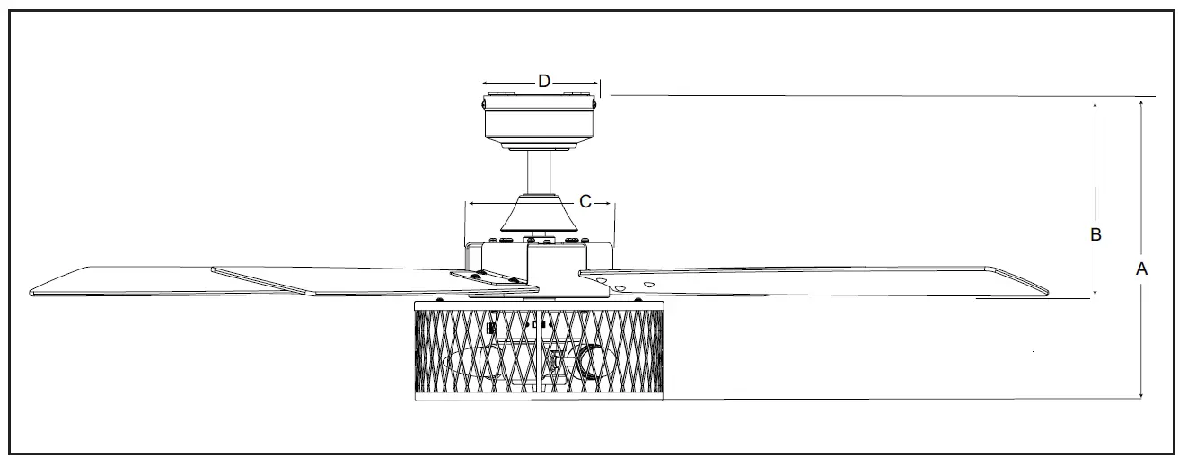 Mancino 51591 52 Inch Indoor Ceiling Fan fig 4