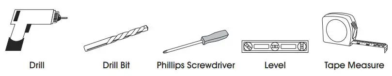 ULINE H-2273 Paper Dispenser User Guide - Tools Needed