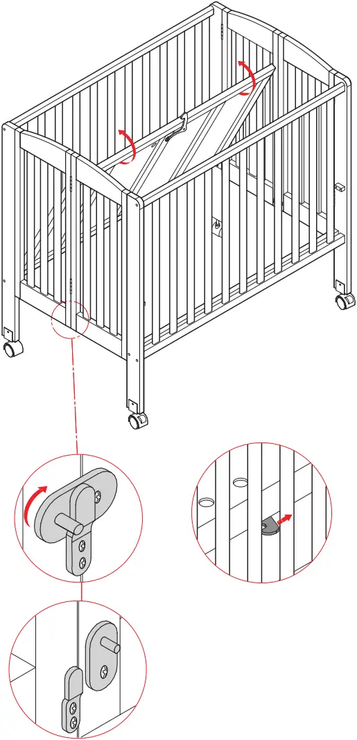 CRIB - FOLDING DIRECTIONS 1