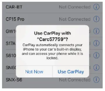 Hieha 7 Inches Touchscreen Multimedia Player - CarPlay Connection