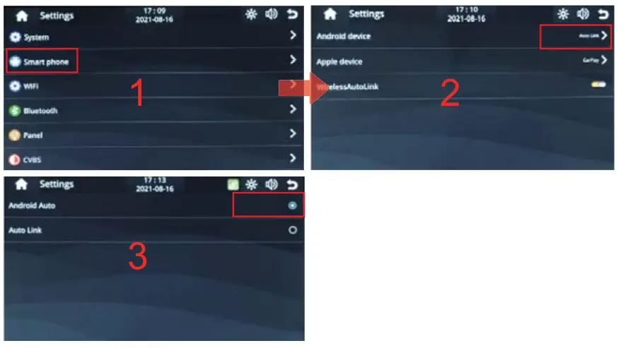 Hieha 7 Inches Touchscreen Multimedia Player - Wireless Android