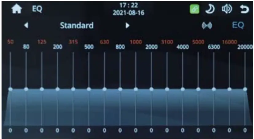 Hieha 7 Inches Touchscreen Multimedia Player - effect interface