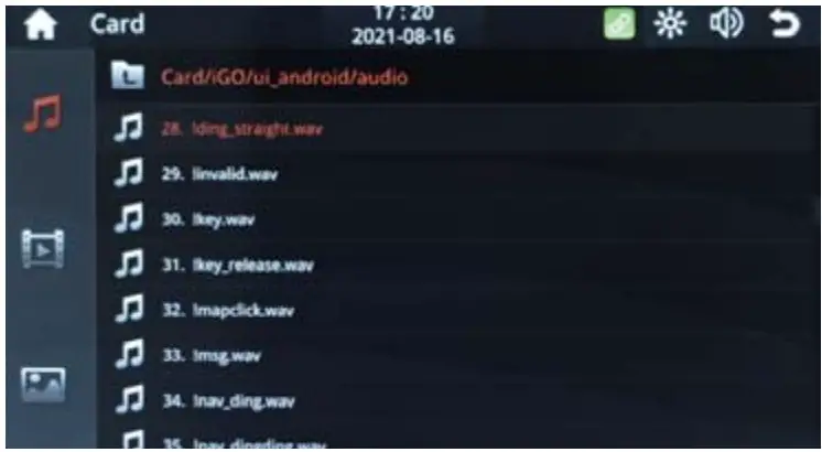 Hieha 7 Inches Touchscreen Multimedia Player - touch this button