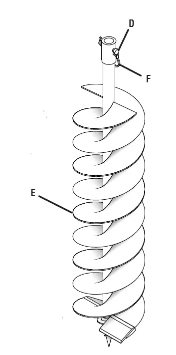 RYOBI RY40701 40V Brushless Hole Auger FIG 3