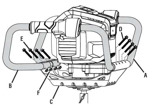 RYOBI RY40701 40V Brushless Hole Auger FIG 4