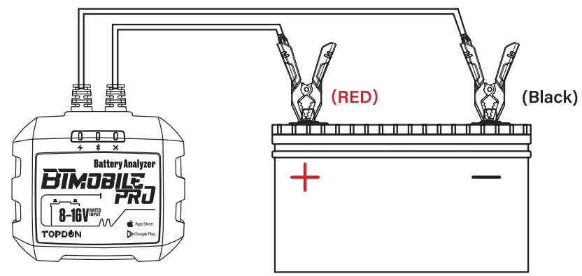 TOPDON BT Mobile Pro Battery Tester - 1