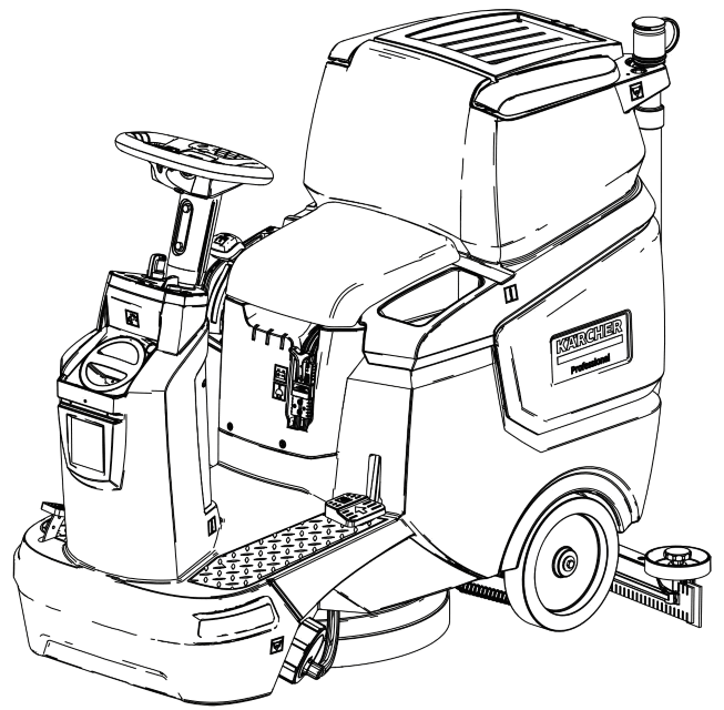 KARCHER BD 50 70 Classic Ep Walk Behind Scrubber Dryer