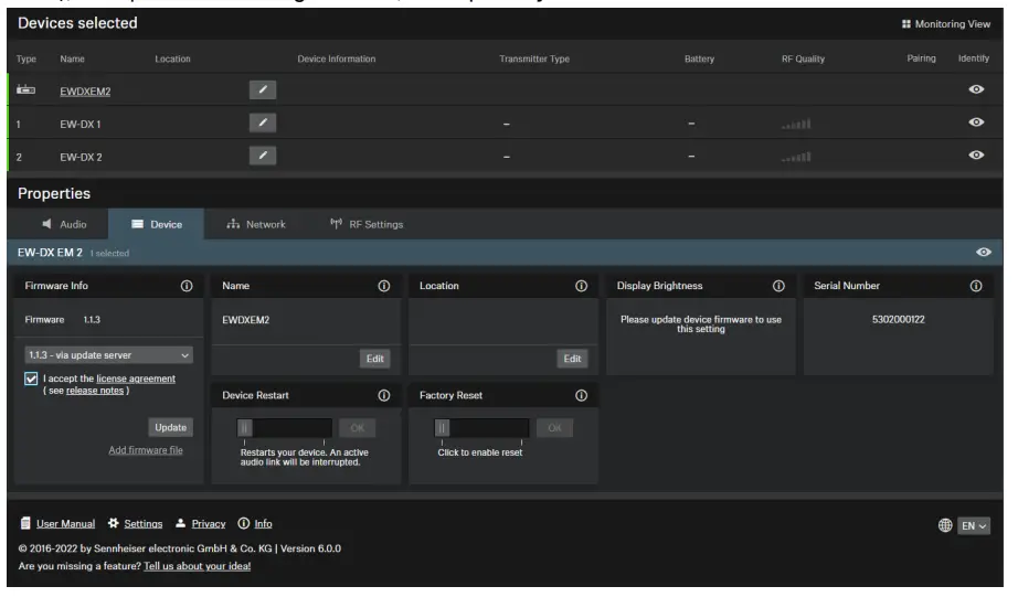 SENNHEISER-Control-Cockpit-EW-DX-Control-Monitoring-and-Firmware-Updates-fig7