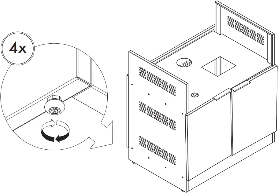 Gardeners 8612471 - Before adjusting door hinges