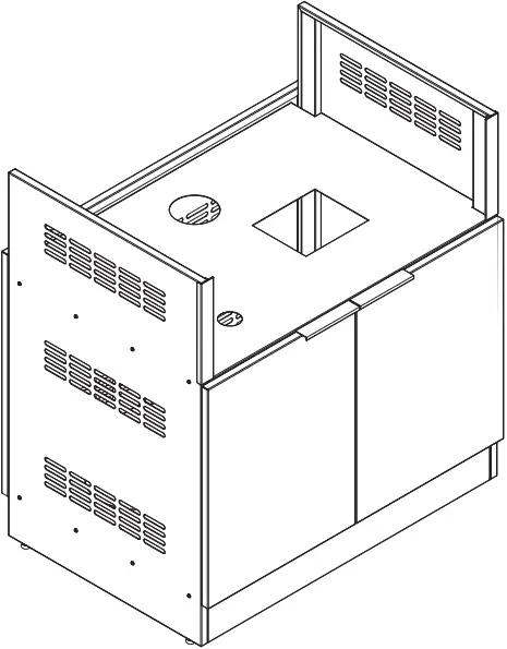 Gardeners 8612471 Grill Cabinet