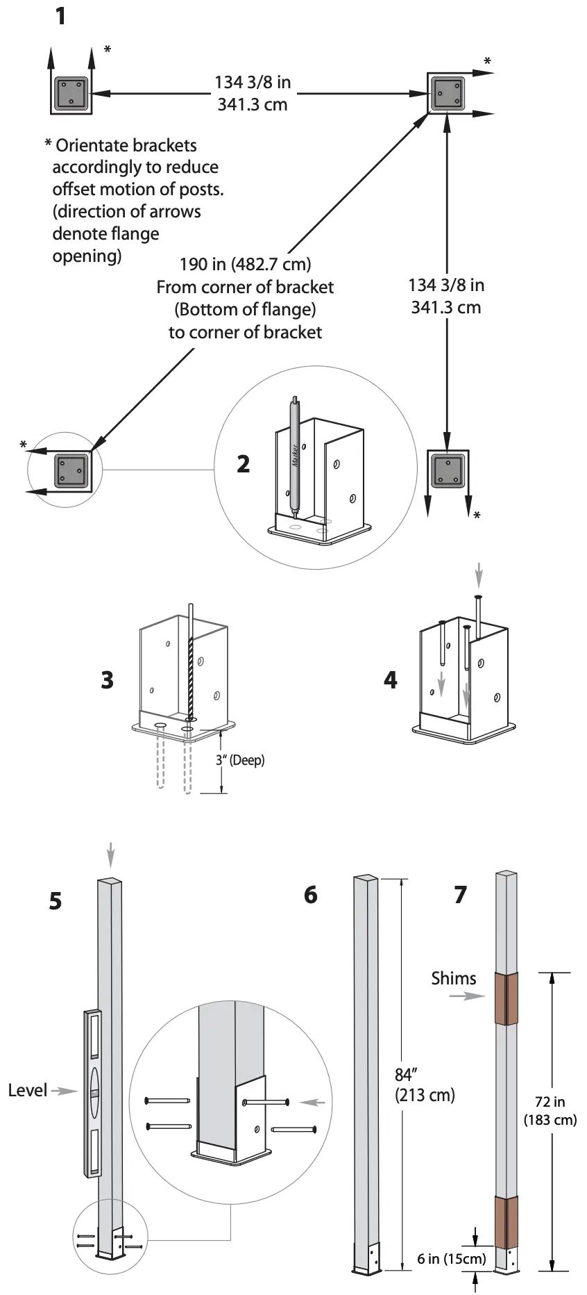Wood Post Layout & Installation
