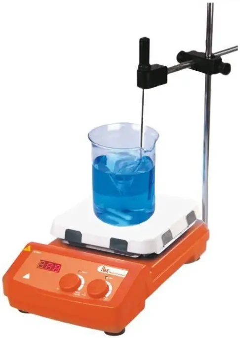 lbx instruments H20SQC LED Digital Magnetic Stirrer with Heating Glass Ceramic