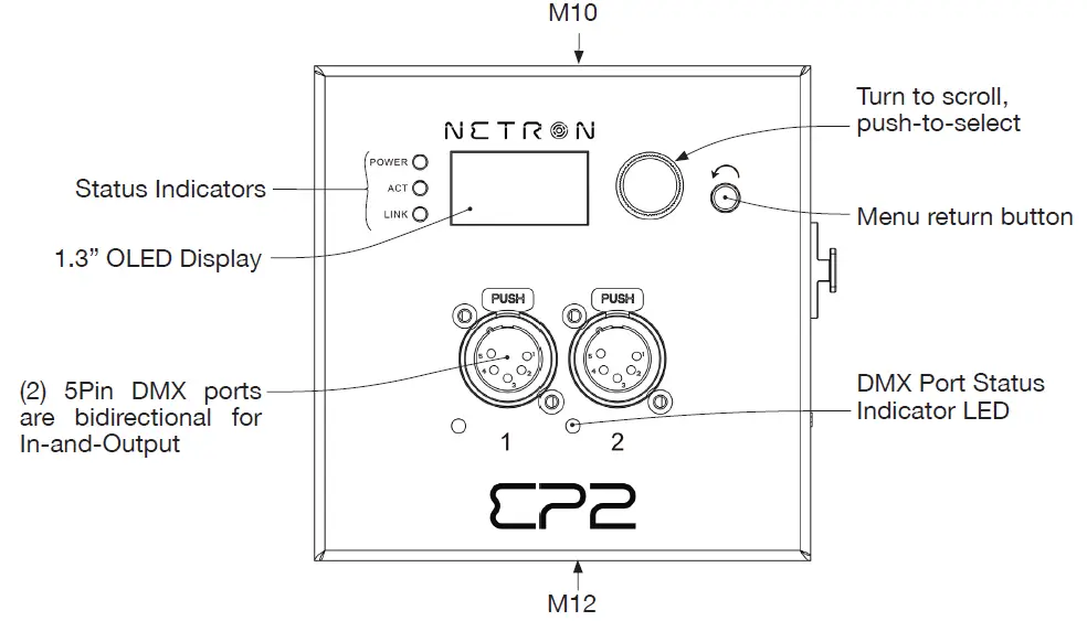 NETRON EP2 Ethernet to DMX Gateway 14