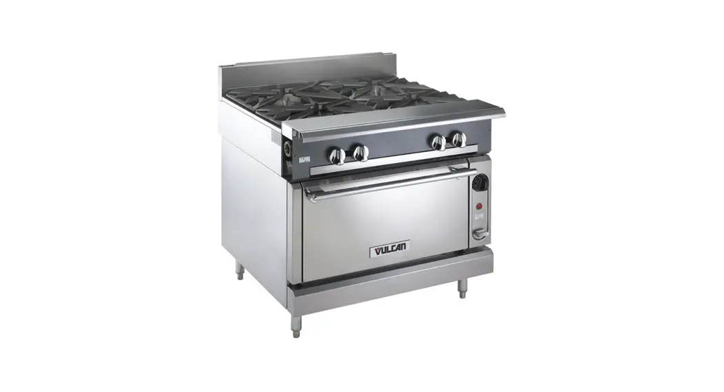 Vulcan V1ft18b Cast Iron French Top Burner Stainless Steel Rang User Manual