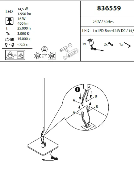 Paul-Neuhaus-407-LED-Floor-Lamp-with-Dimmer-Instruction-Manual-FIG-1