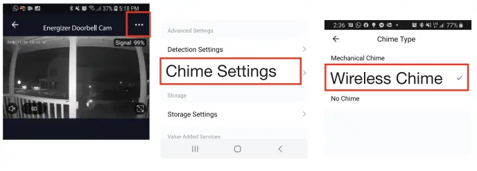 Energizer STEP 3-Wireless Chime EOD1-1003-CHM - WIRELESS 1