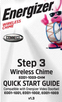 Energizer STEP 3-Wireless Chime EOD1-1003-CHM