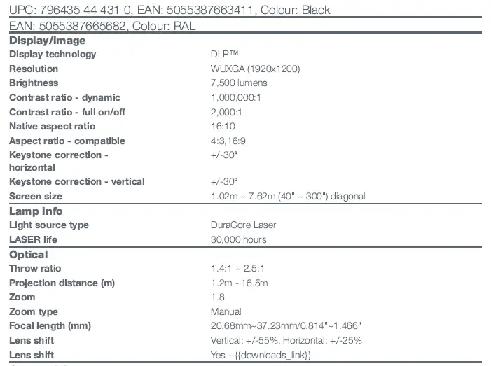 Optoma-ZU720T-World's-First-Fixe