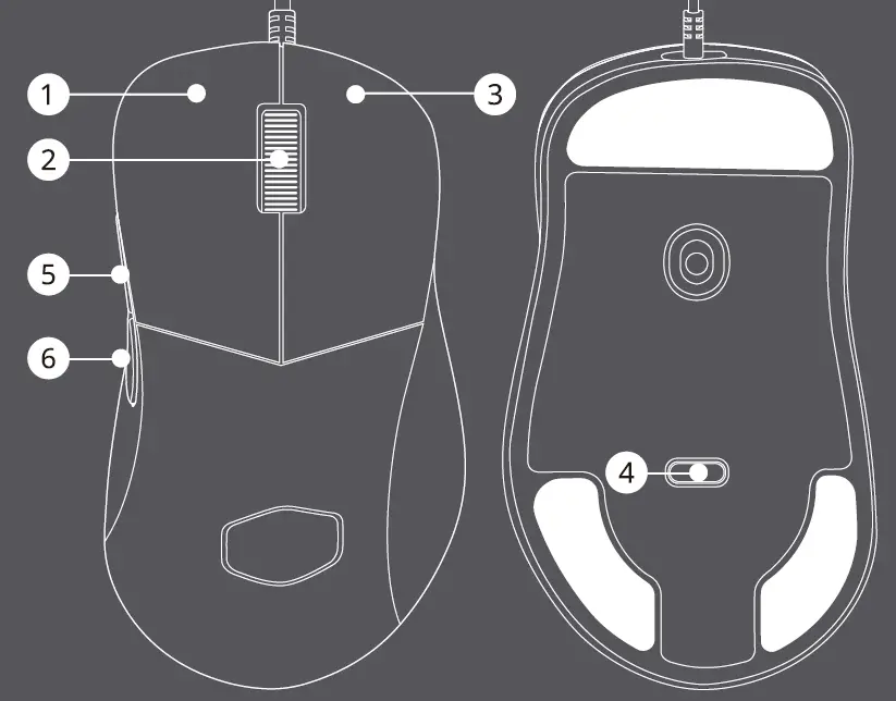 COOLER MASTER MM730 Lightweight Gaming Mouse with Optical Switches 01