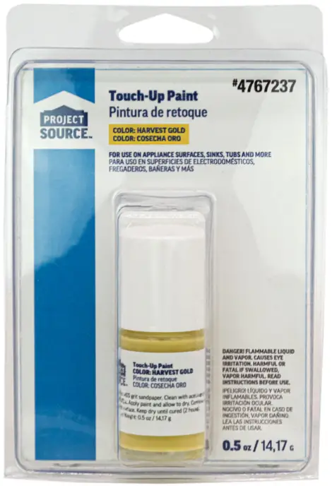 PROJECT SOURCE 4767237 Harvest Gold Gloss Tub and Tile Chip Repair Kit PRODUCT