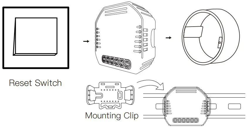 Moes MS 105Z Smart Dimmer Module - FIGURE 2